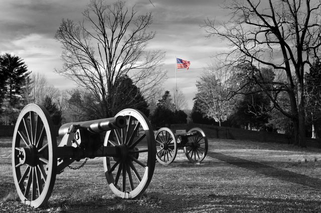 Virginia battlefield scenes — black and white · 02