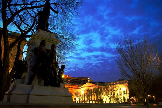 Treasury Department at blue hour · 02