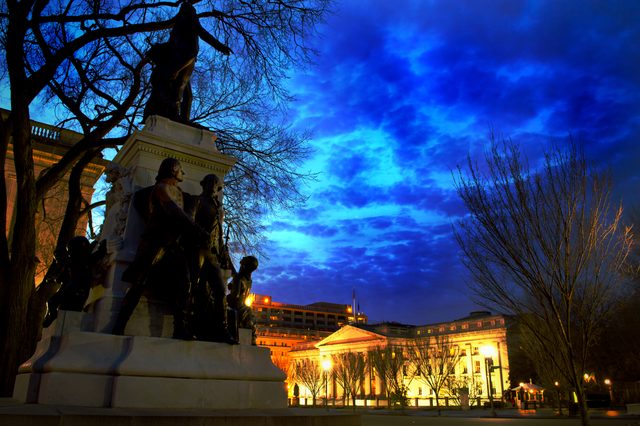 Treasury Department at blue hour · 03