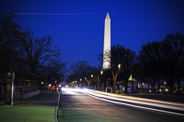 Washington Monument and dramatic skies · 01